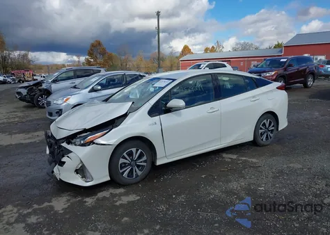 2018 Toyota Prius Prime Premium z USA, uszkodzony, nr VIN JTDKARFPXJ3086965